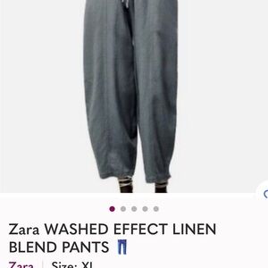 New w/ Tags!
WASHED EFFECT LINEN BLEND PANTS
ANTHRACITE GREY - REF. 4387/062